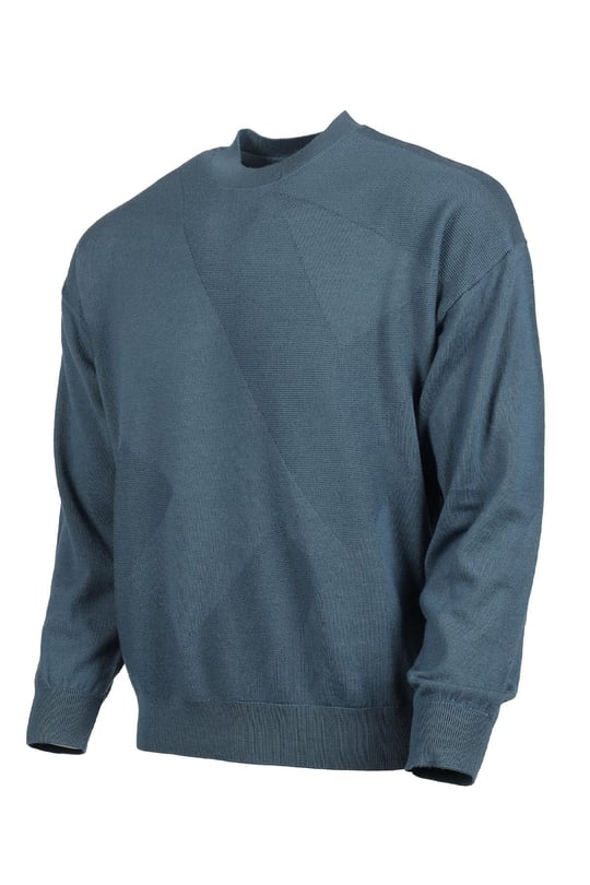 Emporio Armani Emporıo Armani Erkek Basic Uzun Kollu Logo Nakışlı Yeşil1 Kazak 6R1MX4 1MFVZ-F937