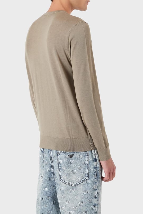 Emporio Armani Emporıo Armani Erkek Bej Kazak 6L1MU7 1MMVZ-0137