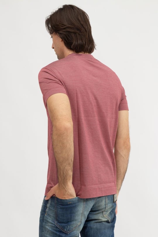 Emporio Armani Emporıo Armani Erkek Desenli Yuvarlak Yaka Kısa Kollu Kırmızı T-Shirt 3K1TA7 1JSKZ-303