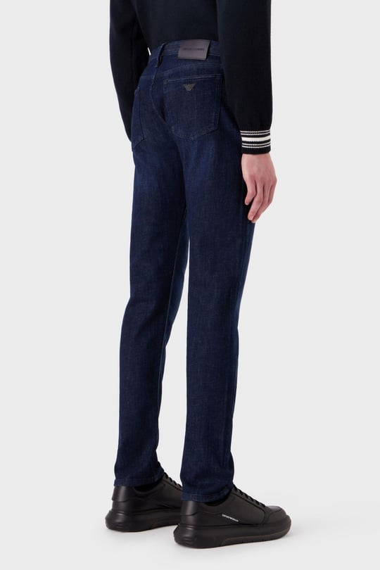 Emporio Armani Emporıo Armani Erkek Denim Kumaş  Normal Bel Düz Model Lacivert Jeans 6R1J75 1D09Z-0941