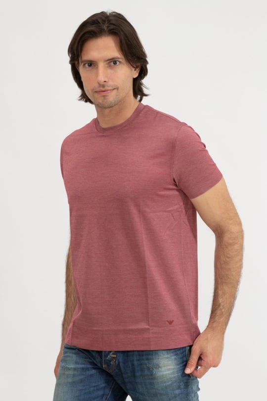 Emporio Armani Emporıo Armani Erkek Desenli Yuvarlak Yaka Kısa Kollu Kırmızı T-Shirt 3K1TA7 1JSKZ-303