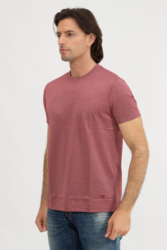 Emporio Armani Emporıo Armani Erkek Desenli Yuvarlak Yaka Kısa Kollu Kırmızı T-Shirt 3K1TA7 1JSKZ-303