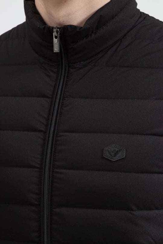 Emporio Armani Emporıo Armani Erkek Dik Yaka Cepli Şişme Siyah1 Mont 8N1BQ2 1NLRZ-SIYAH