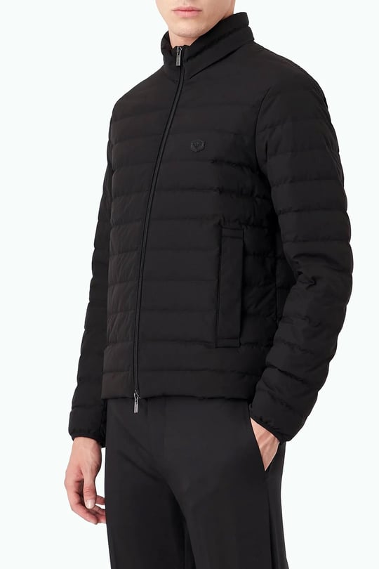 Emporio Armani Emporıo Armani Erkek Dik Yaka Cepli Şişme Siyah Mont 8N1BQ2 1NLRZ-0999