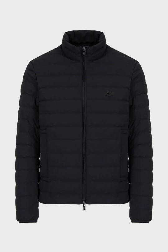 Emporio Armani Emporıo Armani Erkek Dik Yaka Cepli Şişme Lacivert Ceket 8N1BQ2 1NLRZ-0920