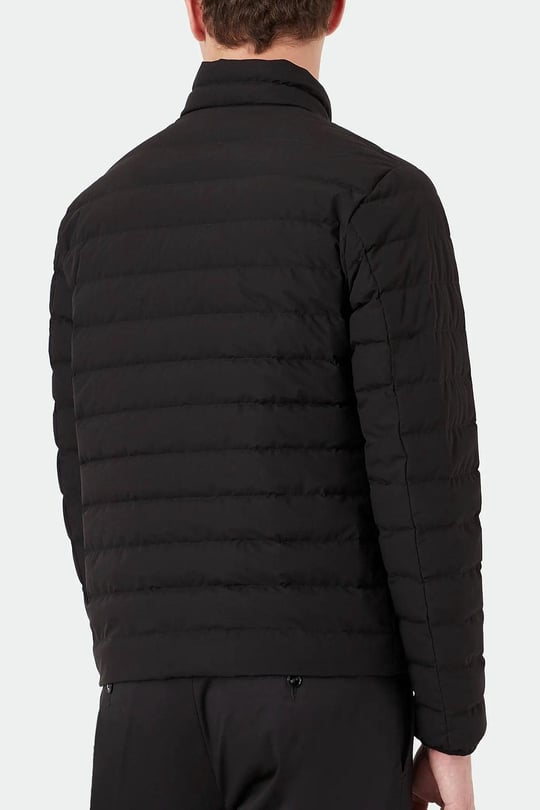 Emporio Armani Emporıo Armani Erkek Dik Yaka Cepli Şişme Siyah Mont 8N1BQ2 1NLRZ-0999