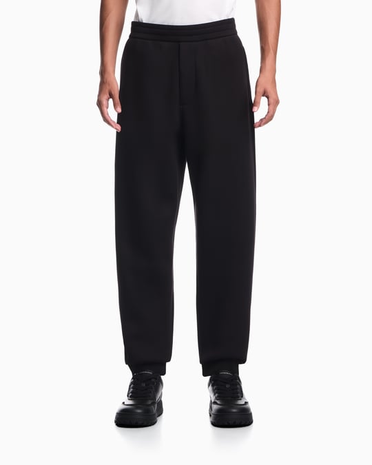 Emporio Armani Emporıo Armani Erkek Dokuma Kumaş  Normal Bel  Düz Model Siyah Eşofman Altı EM007347 AF17545-UC001