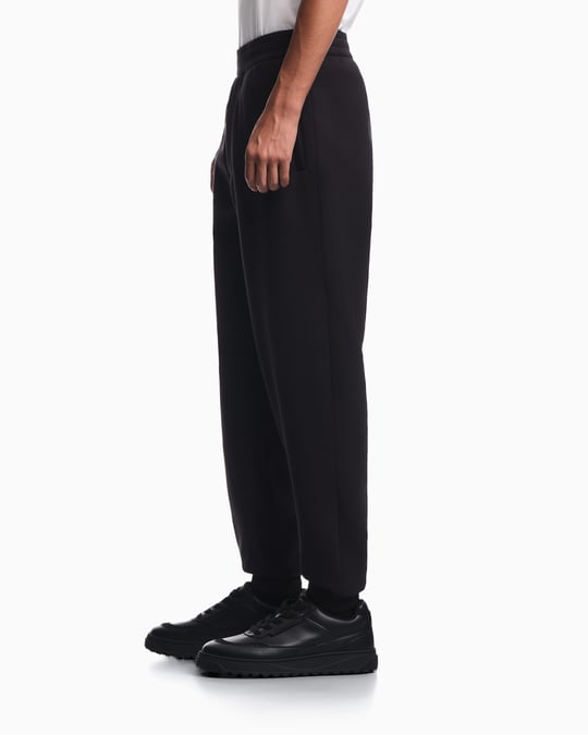Emporio Armani Emporıo Armani Erkek Dokuma Kumaş  Normal Bel  Düz Model Siyah Eşofman Altı EM007347 AF17545-UC001