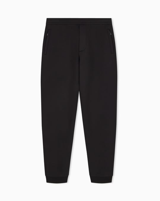 Emporio Armani Emporıo Armani Erkek Dokuma Kumaş  Normal Bel  Düz Model Siyah Eşofman Altı EM007347 AF17545-UC001