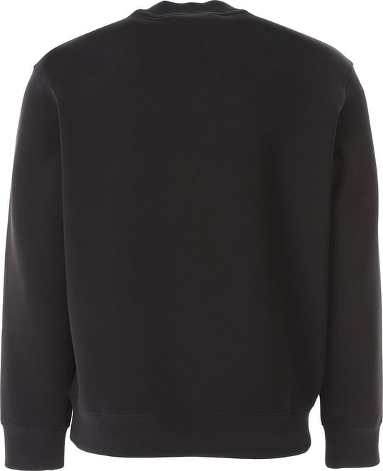 Emporio Armani Emporıo Armani Erkek Dokuma Kumaş Düz Bisiklet Yaka Siyah Sweatshirt 6R1MG7 1JHSZ-00B0