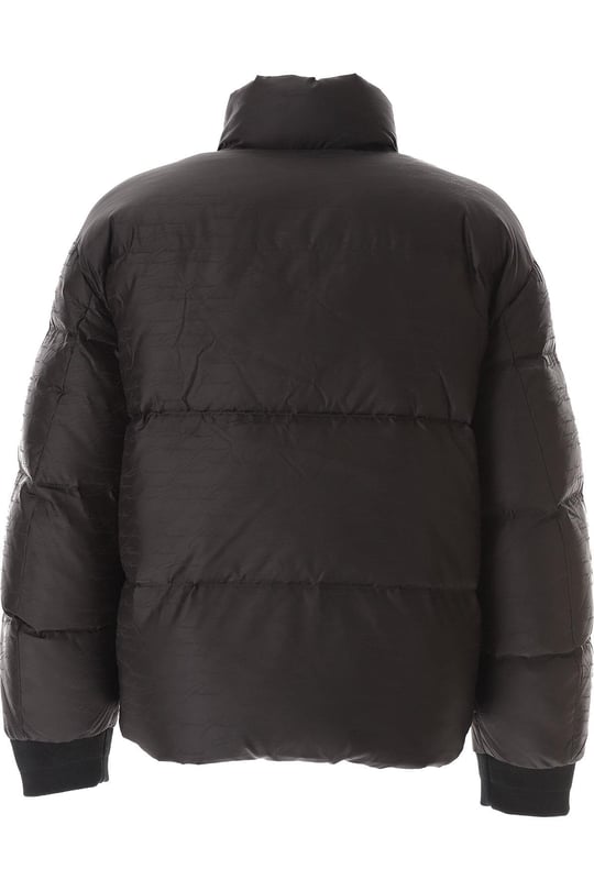 Emporio Armani Emporıo Armani Erkek Dokuma Kumaş Dik Yaka Fermuarlı Siyah Mont 6R1B65 1NVSZ-F091