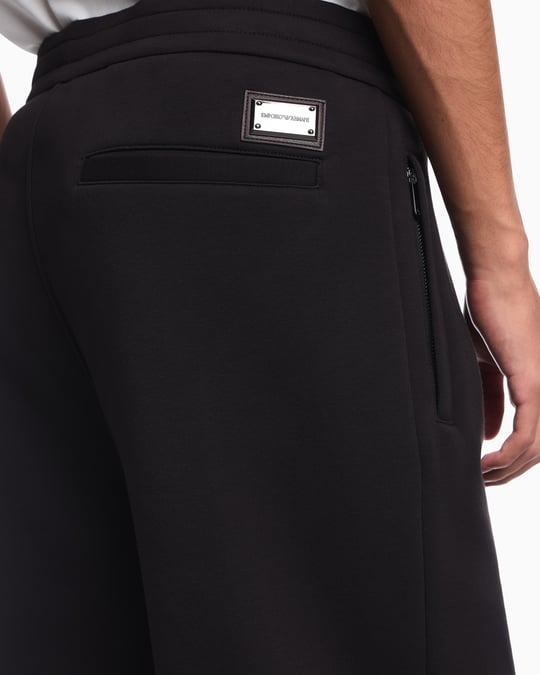 Emporio Armani Emporıo Armani Erkek Dokuma Kumaş  Normal Bel  Düz Model Siyah Eşofman Altı EM007347 AF17545-UC001