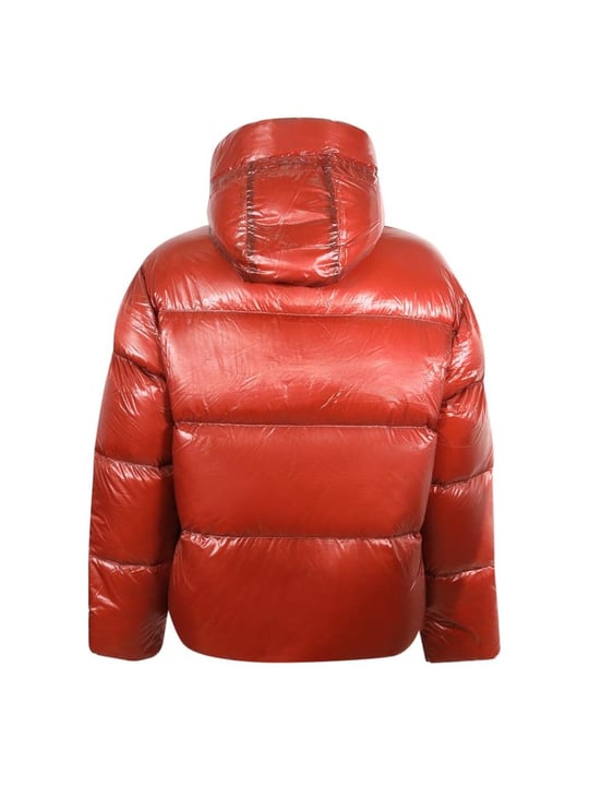 Emporio Armani Emporıo Armani Erkek Kapşonlu Yaka Marka Detaylı Fermuarlı Şişme Kiremit Mont 6R1B97 1NKZZ-0454