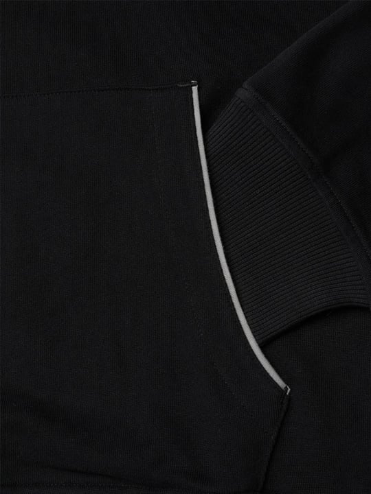 Emporio Armani Emporıo Armani Erkek Kapşonlu Yaka Regular Fit Pamuklu Uzun Kollu Siyah Sweatshirt 112052 3F573-00020