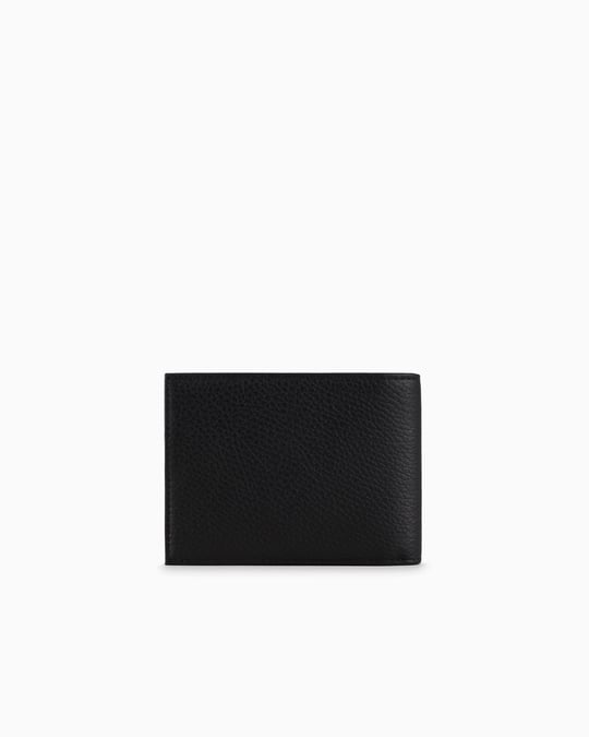 EMPORIO ARMANI Emporıo Armani Erkek Kapamasız Bölmeli Deri Siyah Cüzdan Y4R166 Y068E-80001