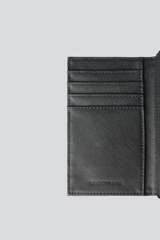 EMPORIO ARMANI Emporıo Armani Erkek Kartal Kabartma Desenli Ekstra Kart Bölmeli Siyah Kartlık EM002544 AF13805-UC001