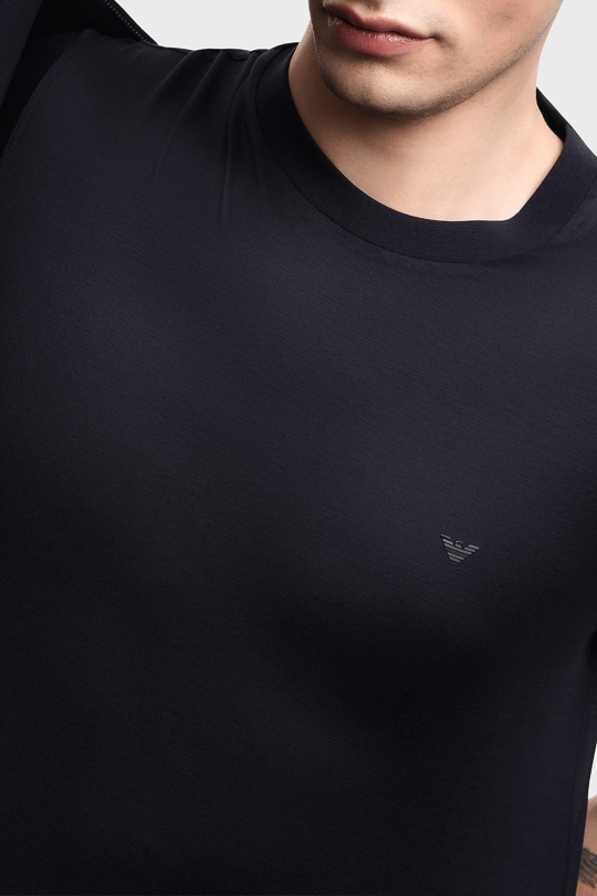 Emporio Armani Emporıo Armani Erkek Kısa Kol Bisiklet Yaka Regular Fit Lacivert T-Shirt EM005491 AF24839-UB118