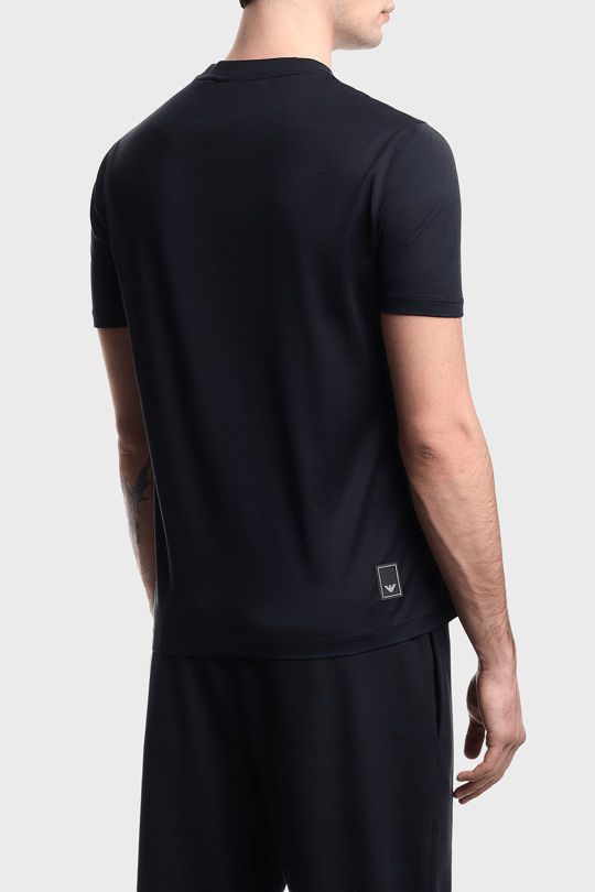 Emporio Armani Emporıo Armani Erkek Kısa Kol Bisiklet Yaka Regular Fit Lacivert T-Shirt EM005491 AF24839-UB118