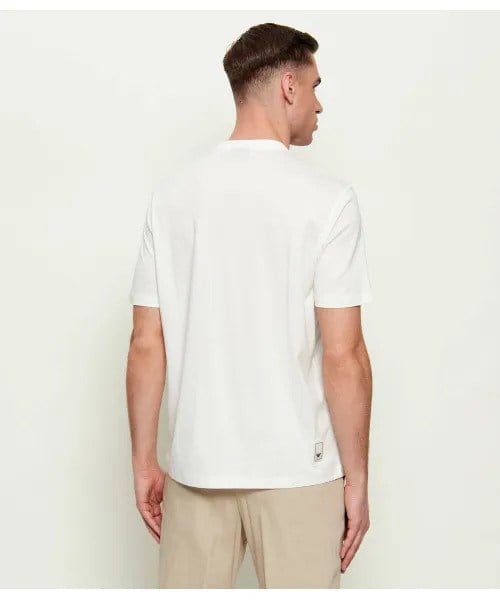 Emporio Armani Emporıo Armani Erkek Kısa Kol Bisiklet Yaka Regular Fit Beyaz T-Shirt EM005491 AF24839-U0003