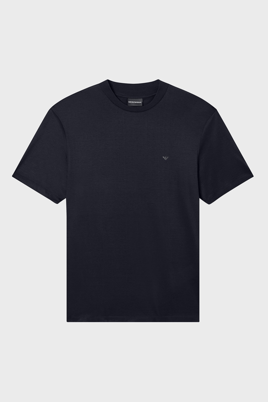 Emporio Armani Emporıo Armani Erkek Kısa Kol Bisiklet Yaka Regular Fit Lacivert T-Shirt EM005491 AF24839-UB118
