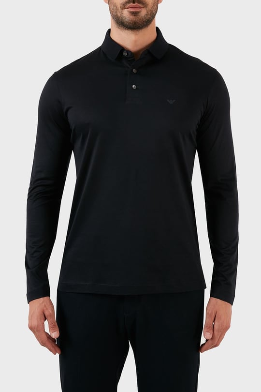 Emporio Armani Emporıo Armani Erkek Lacivert Polo Yaka T-Shirt 8N1F97 1JUVZ-0920