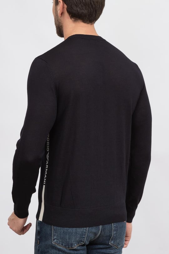 Emporio Armani Emporıo Armani Erkek Lacivert Kazak 6L1MXH 1MIVZ-0920