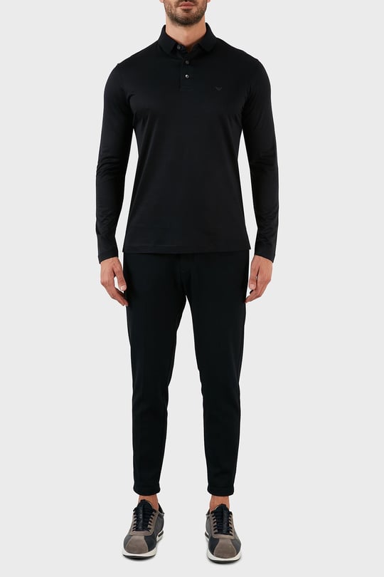 Emporio Armani Emporıo Armani Erkek Lacivert Polo Yaka T-Shirt 8N1F97 1JUVZ-0920
