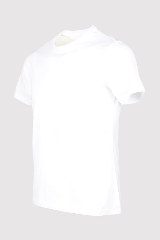 Emporio Armani Emporıo Armani Erkek Logolu Kısa Kollu Pamuklu Beyaz T-Shirt 8N1T84 1JQ3Z-0100
