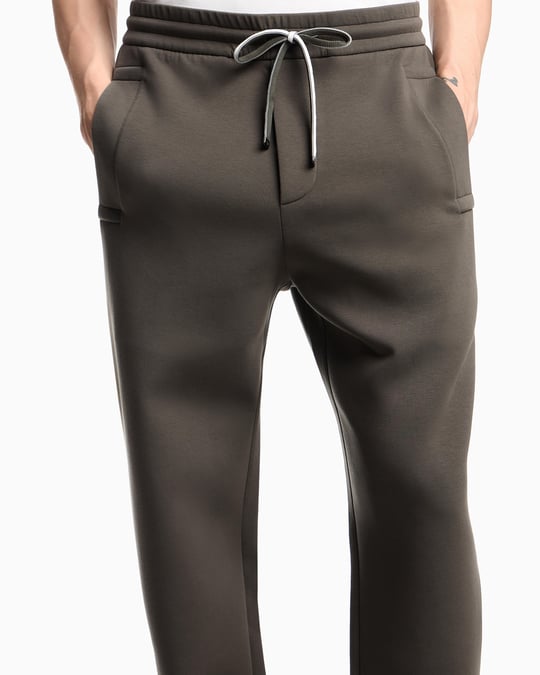 EMPORIO ARMANI Emporıo Armani Erkek Logolu Arka Cepli İpli Yeşil Pantolon 8N1P92 1JHSZ-U8120