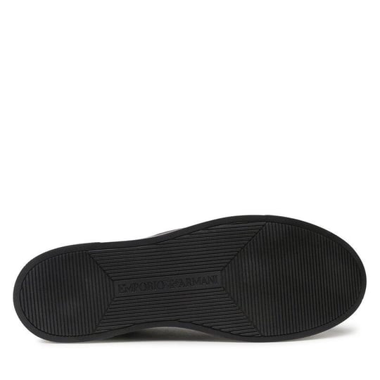 Emporio Armani Emporıo Armani Erkek Logolu Bağcıklı Günlük Kullanım Siyah Sneaker X4X598 XN633-K001