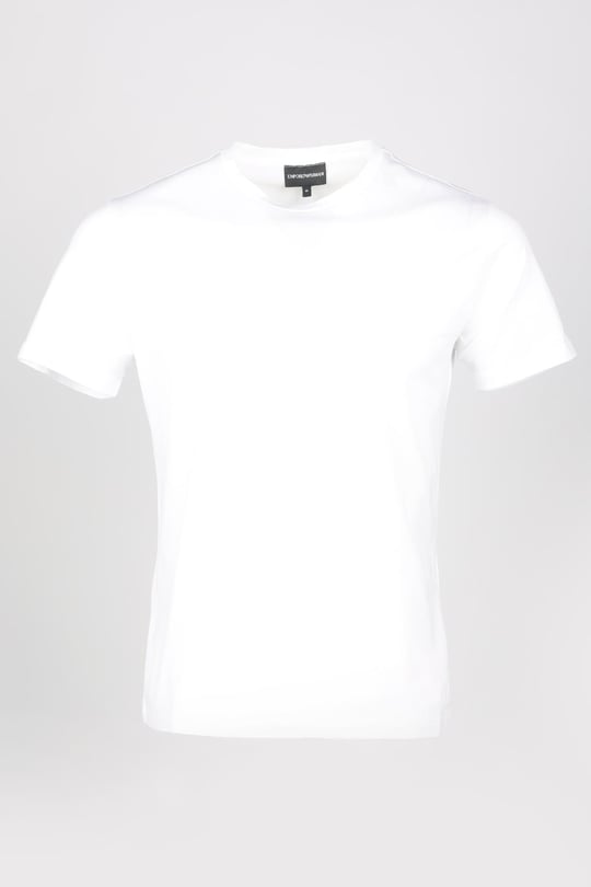Emporio Armani Emporıo Armani Erkek Logolu Kısa Kollu Pamuklu Beyaz T-Shirt 8N1T84 1JQ3Z-0100