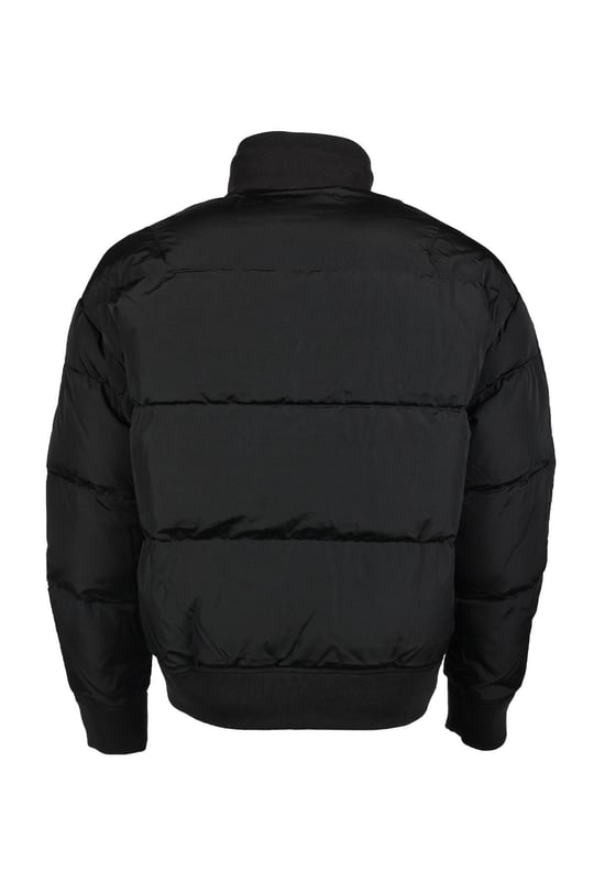 Emporio Armani Emporıo Armani Erkek Logolu Fermuar Kapamalı Cepli Kışlık Siyah Mont 6R1B75 1NFEZ-0999