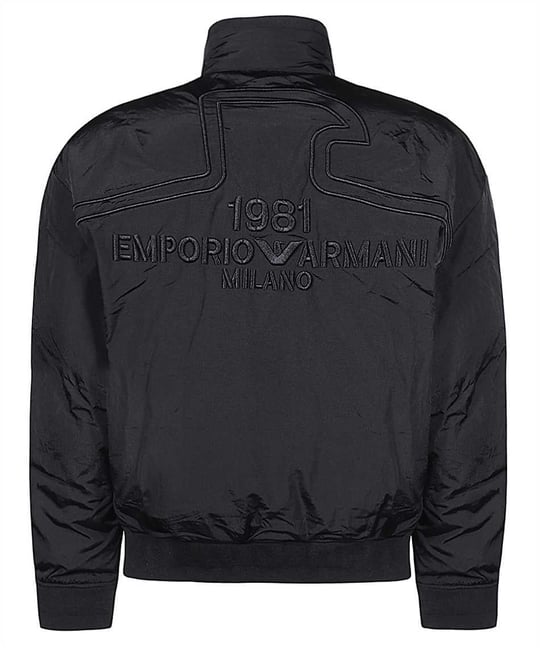 Emporio Armani Emporıo Armani Erkek Logolu Fermuar Kapamalı Cepli Kışlık Lacivert Mont 6R1B75 1NFEZ-0920