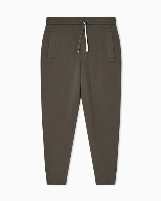 EMPORIO ARMANI Emporıo Armani Erkek Logolu Arka Cepli İpli Yeşil Pantolon 8N1P92 1JHSZ-U8120