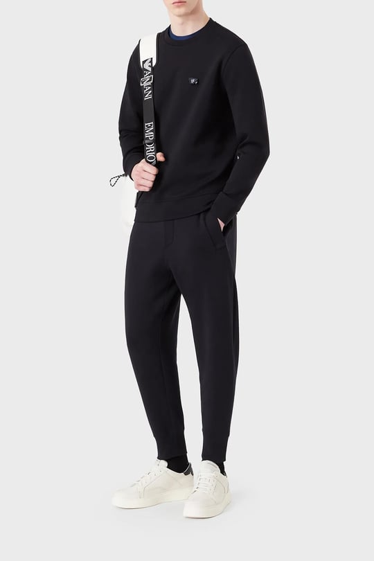 Emporio Armani Emporıo Armani Erkek Logolu Arka Cepli İpli Lacivert Pantolon 8N1P92 1JHSZ-0920