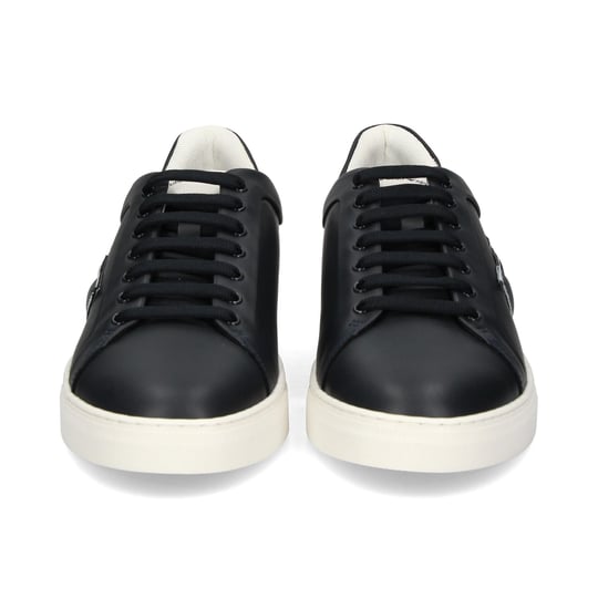 Emporio Armani Emporıo Armani Erkek Logolu Bağcıklı Günlük Kullanım Lacivert-Beyaz Sneaker X4X598 XN633-K568