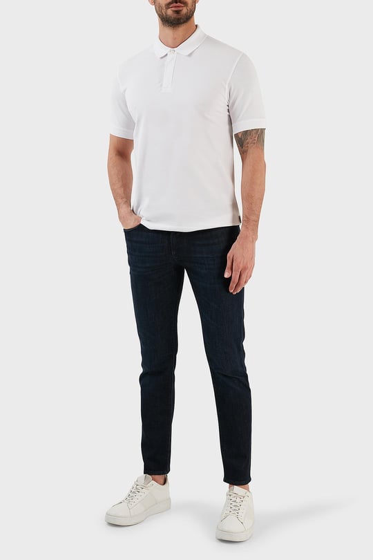 Emporio Armani Emporıo Armani Erkek Logolu 5 Cepli Denim Mavi Jeans 3R1J06 1D16Z-0941