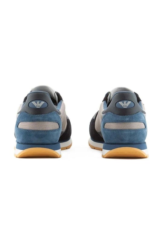 Emporio Armani Emporıo Armani Erkek Logolu Normal Kalıp Bağcıklı Günlük Bej2 Sneaker X4X537 XN730-T085