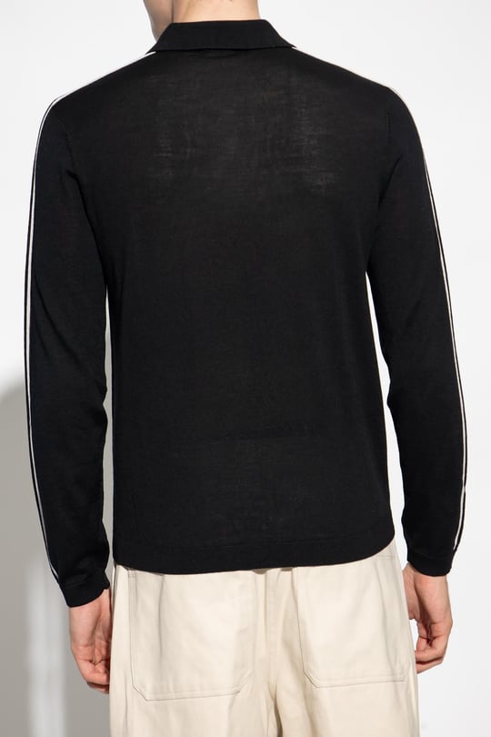 Emporio Armani Emporıo Armani Erkek Marka Logolu Uzun Kollu Rahat Siyah Kazak 6R1MU1 1MMHZ-0999
