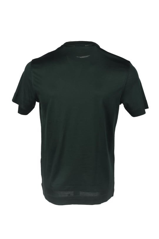 Emporio Armani Emporıo Armani Erkek Marka Logolu Pamuklu Yuvarlak Yaka Kısa Kol Koyu Yeşil T-Shirt 6R1T72 1JUVZ-05B7