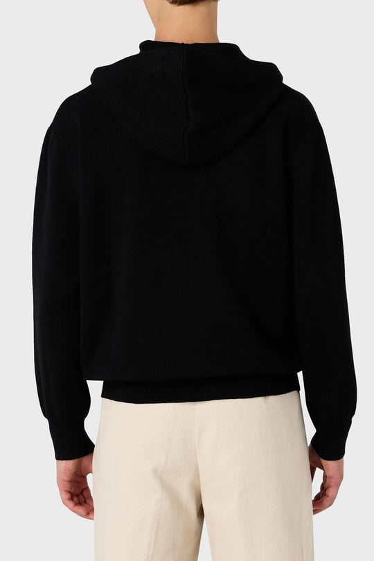 Emporio Armani Emporıo Armani Erkek Marka Logo Detaylı Kapşonlu İpli F008 Kazak 6R1MX7 1MNBZ-F008