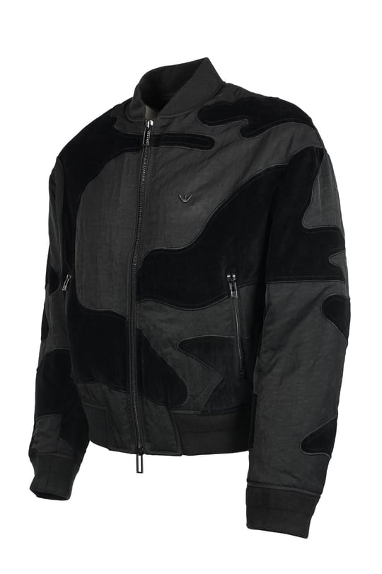 Emporio Armani Emporıo Armani Erkek Marka Logo Detaylı Fermuarlı Çok Cepli Siyah Mont 6R1B99 1NIMZ-0999