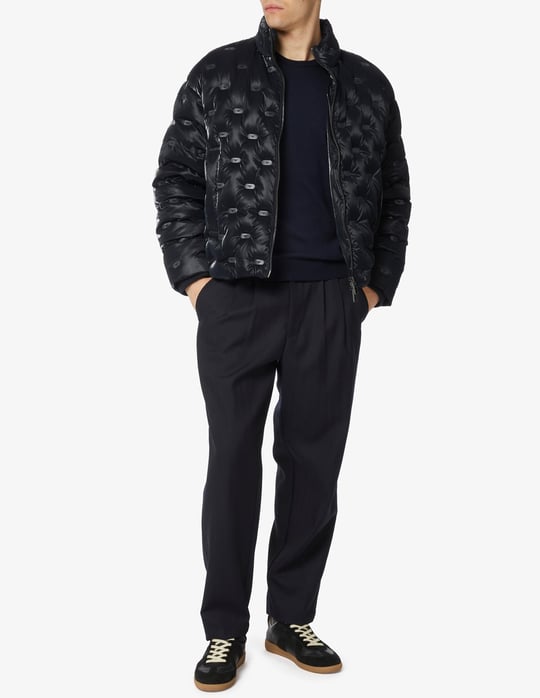 Emporio Armani Emporıo Armani Erkek Marka Logo Detaylı Şişme Dik Yaka Lacivert Mont 6R1B88 1NDGZ-0920