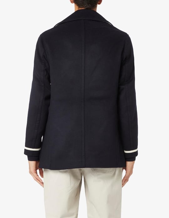 Emporio Armani Emporıo Armani Erkek Marka Logolu Uzun Kollu Rahat Lacivert Kaban 6R1B91 1NMYZ-0920