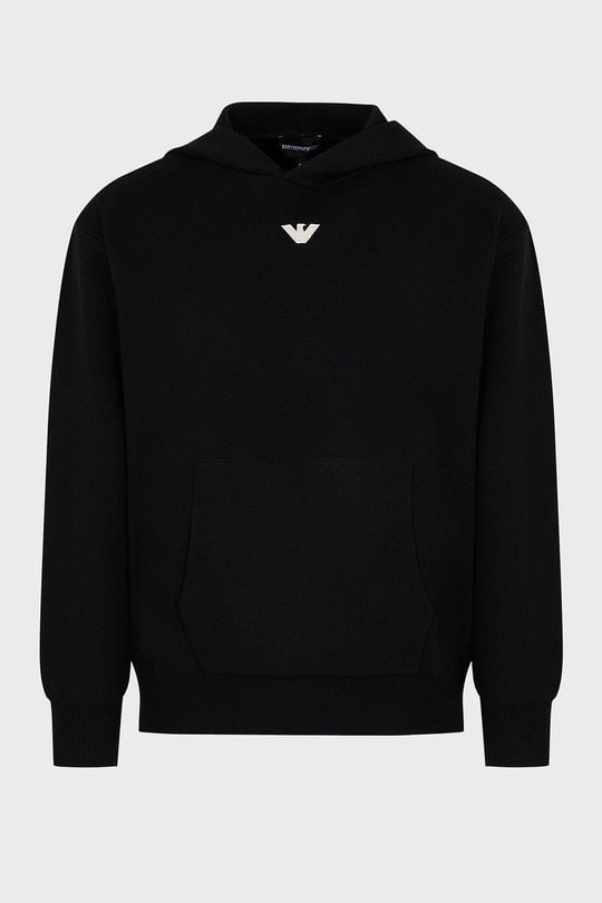 Emporio Armani Emporıo Armani Erkek Marka Logo Detaylı Kapşonlu İpli F008 Kazak 6R1MX7 1MNBZ-F008