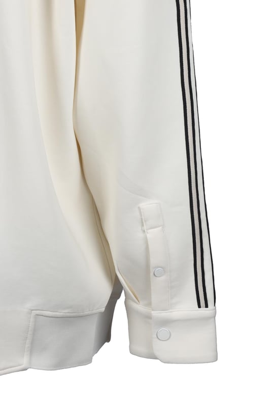 Emporio Armani Emporıo Armani Erkek Marka Logolu Düğmeli Gömlek Yaka Uzun Kollu Ekru Sweatshirt 6R1MF4 1JHSZ-0128