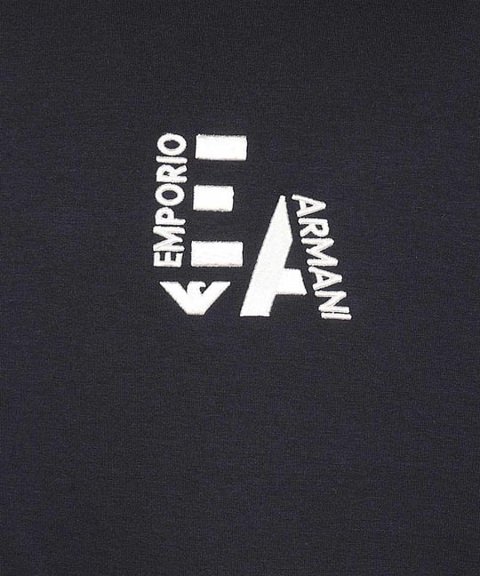 Emporio Armani Emporıo Armani Erkek Marka Logolu Uzun Kollu Rahat Lacivert Sweatshirt 6R1ME5 1JHSZ-09Q6