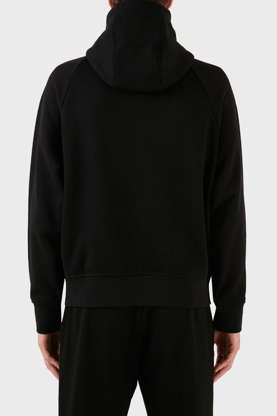 Emporio Armani Emporıo Armani Erkek Marka Logolu Uzun Kollu Rahat Siyah Sweatshirt 6R1ME4 1JWPZ-00B4