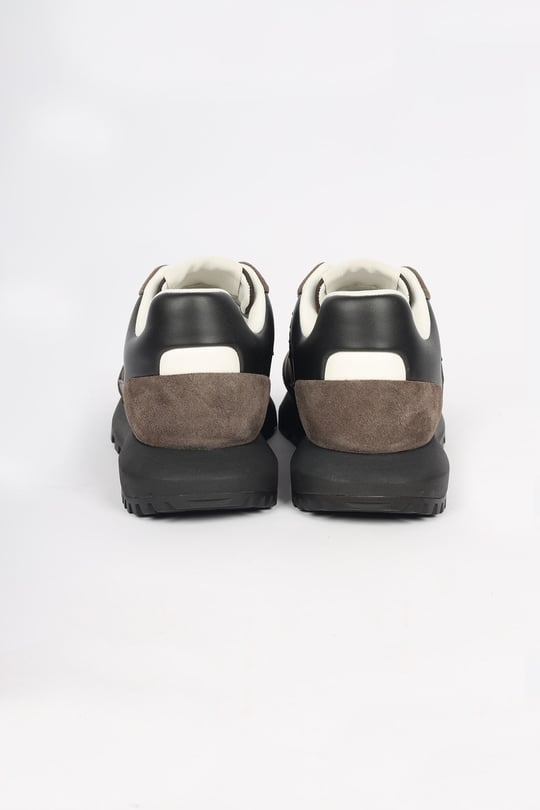 Emporio Armani Emporıo Armani Erkek Nefes Alabilen File ve Süet Detaylı Rahat Tabanlı Kahverengi Sneaker EM004839 AF29491-M6489