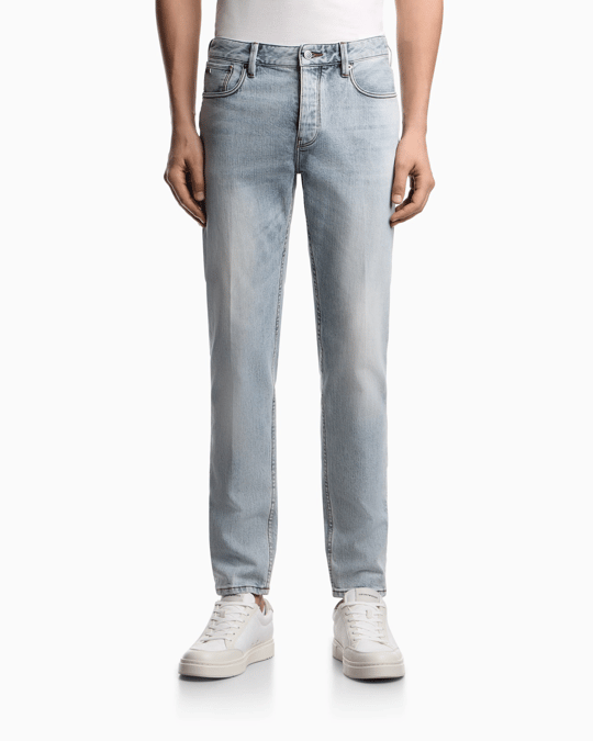 Emporio Armani Emporıo Armani Erkek Normal Bel Slim Fit Dar Paça Mavi2 Jeans EM000668 AF22251-MB003